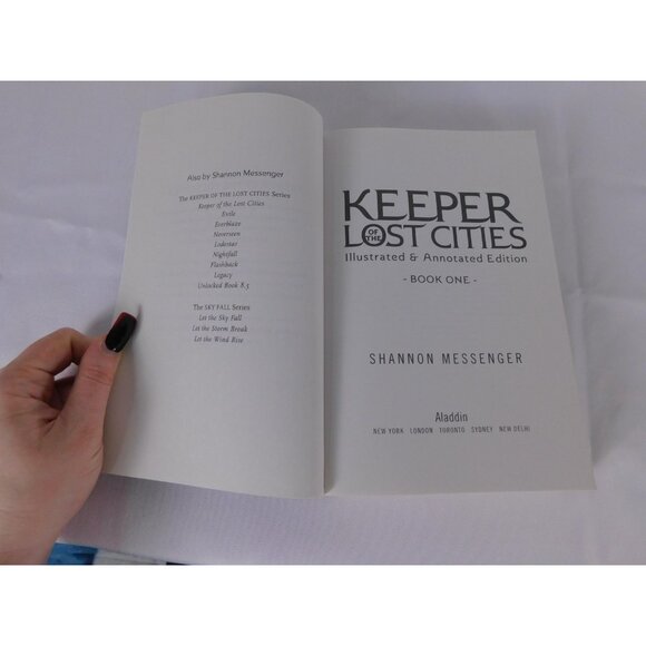 Keeper of the Lost Cities Annotated Edition Shannon Messenger Fantasy Softcover - Picture 5 of 6